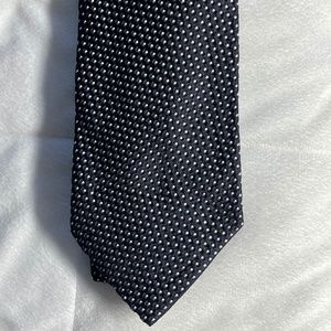 Navy Polka Dot Ermenegildo Zegna Tie Made in Italy